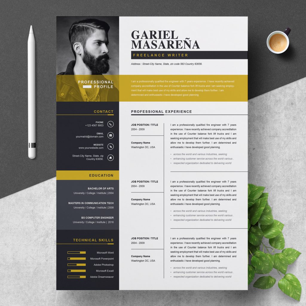 30-professional-and-creative-resume-templates-for-every-field-in-2020