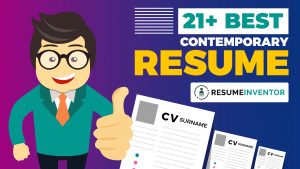 contemporary resume templates