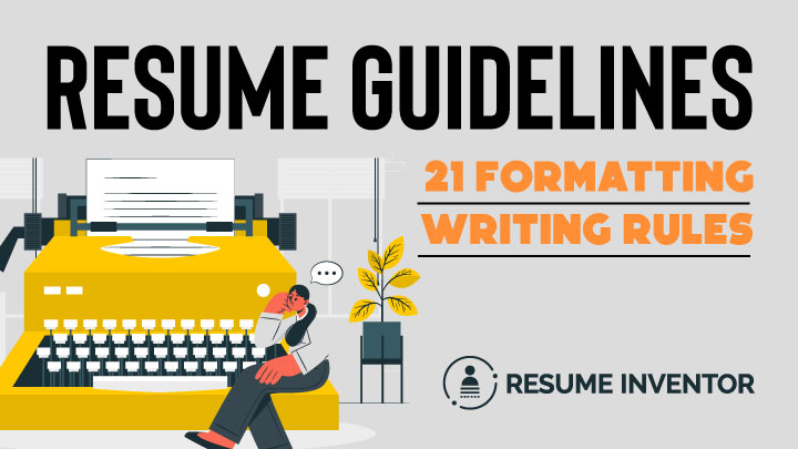 resume guidelines