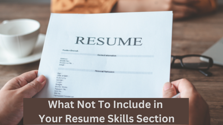 Resume Skills Section