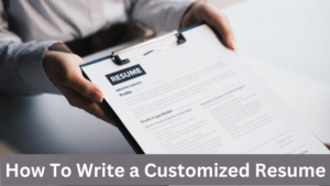 Customized Resume
