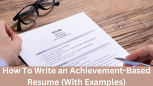 Achievement Based Resume