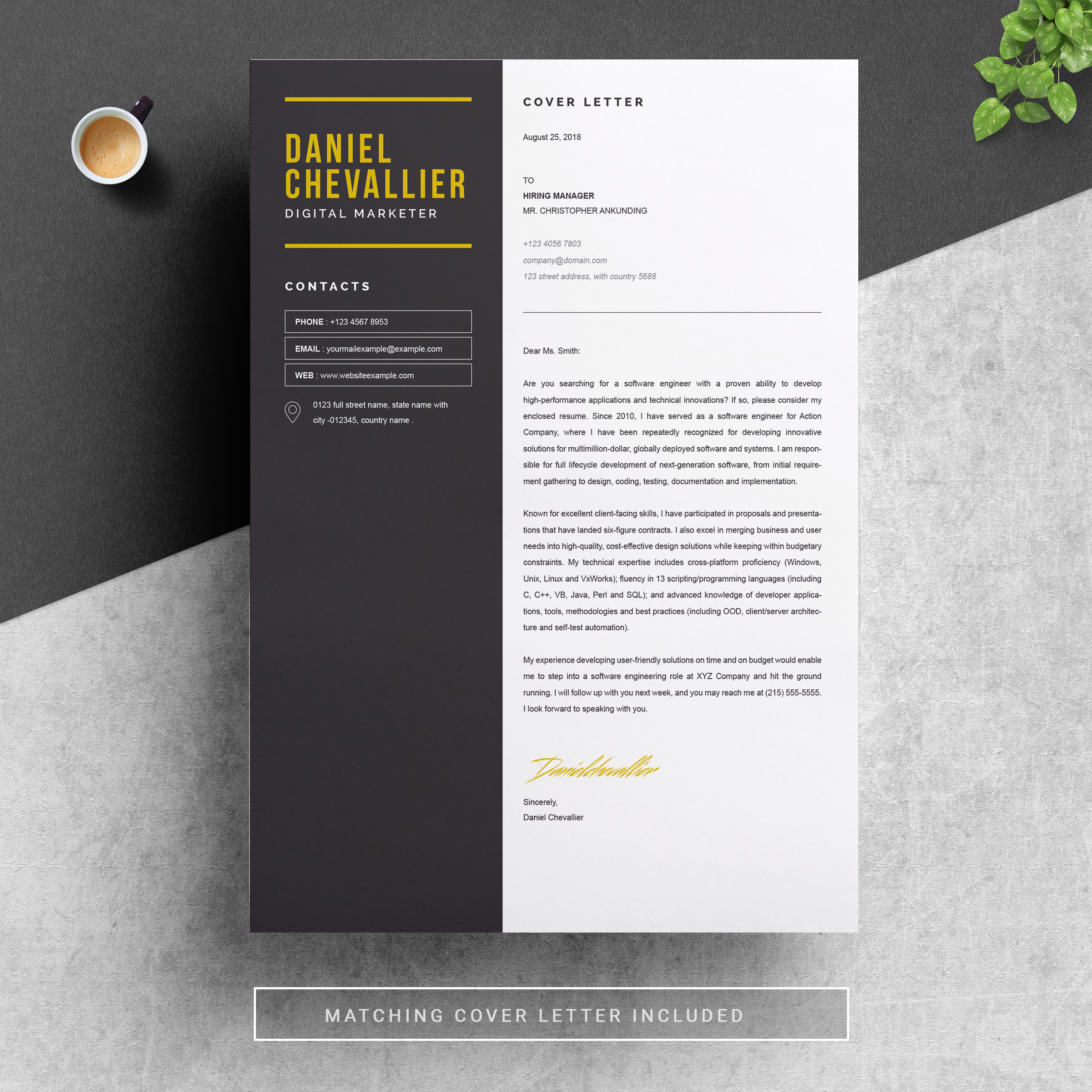 cover-page-resume-sample