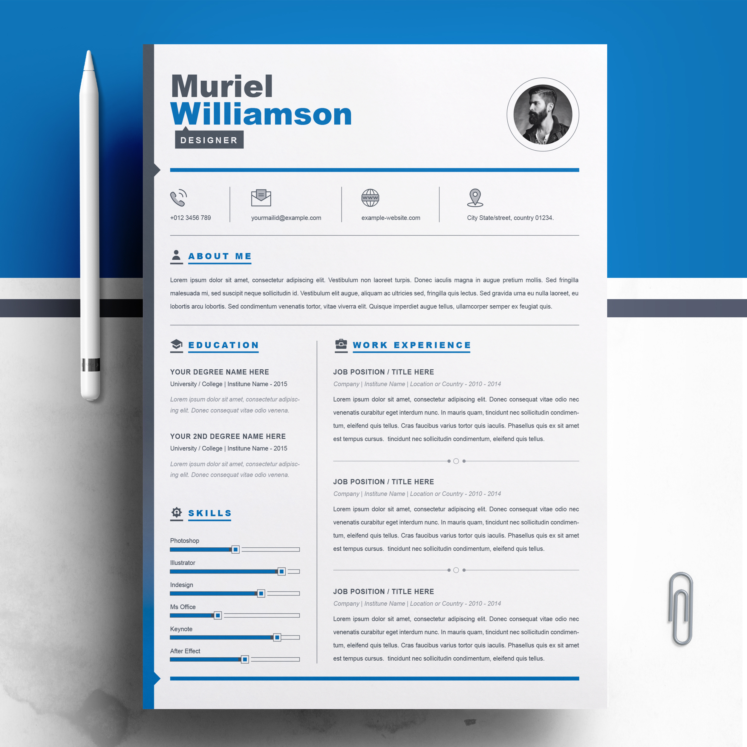 Graphic Designer curriculum vitae - ResumeInventor