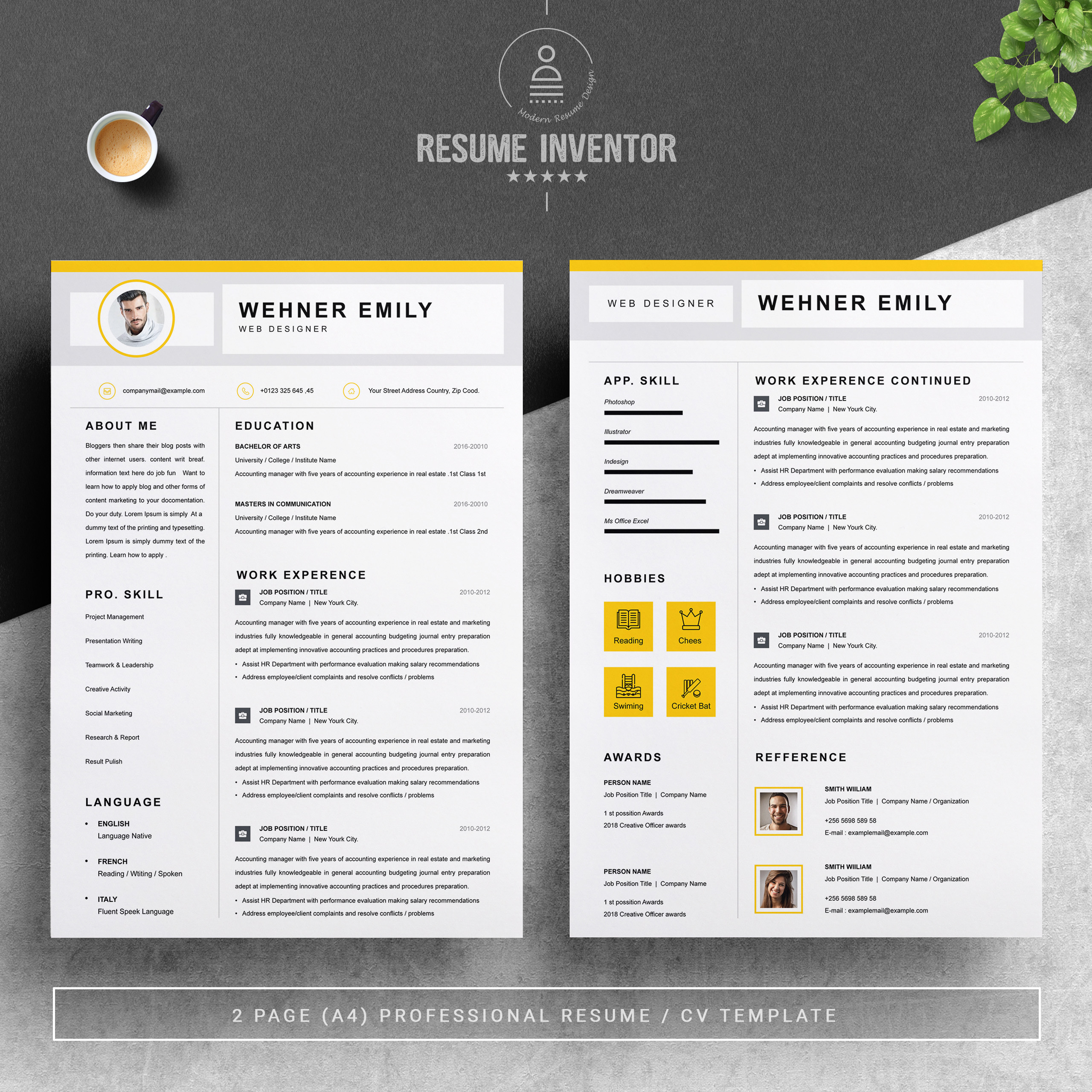 Purchase cv template word. 50+ Best CV & Resume Templates 2021