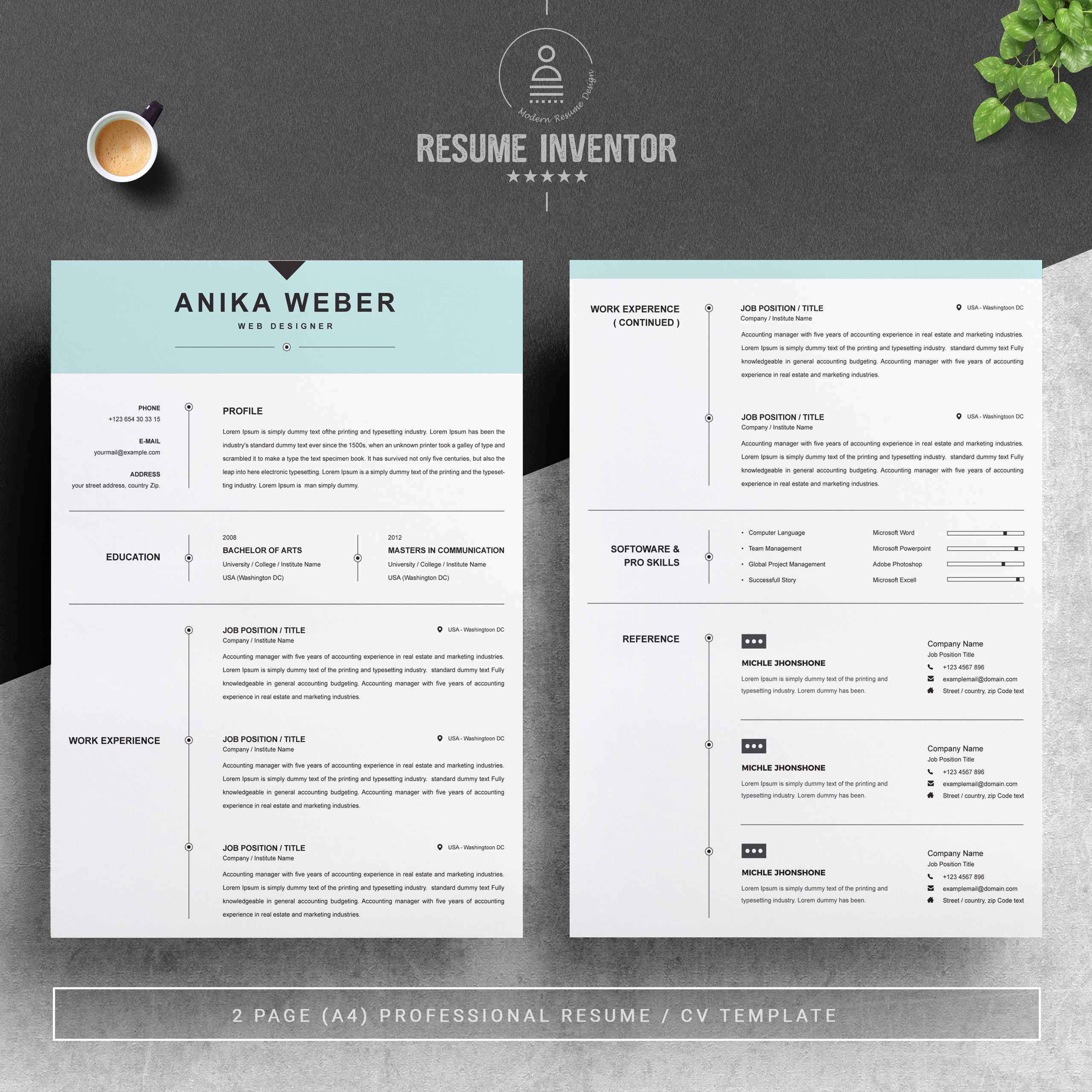 Web Developer Curriculum Vitae - ResumeInventor