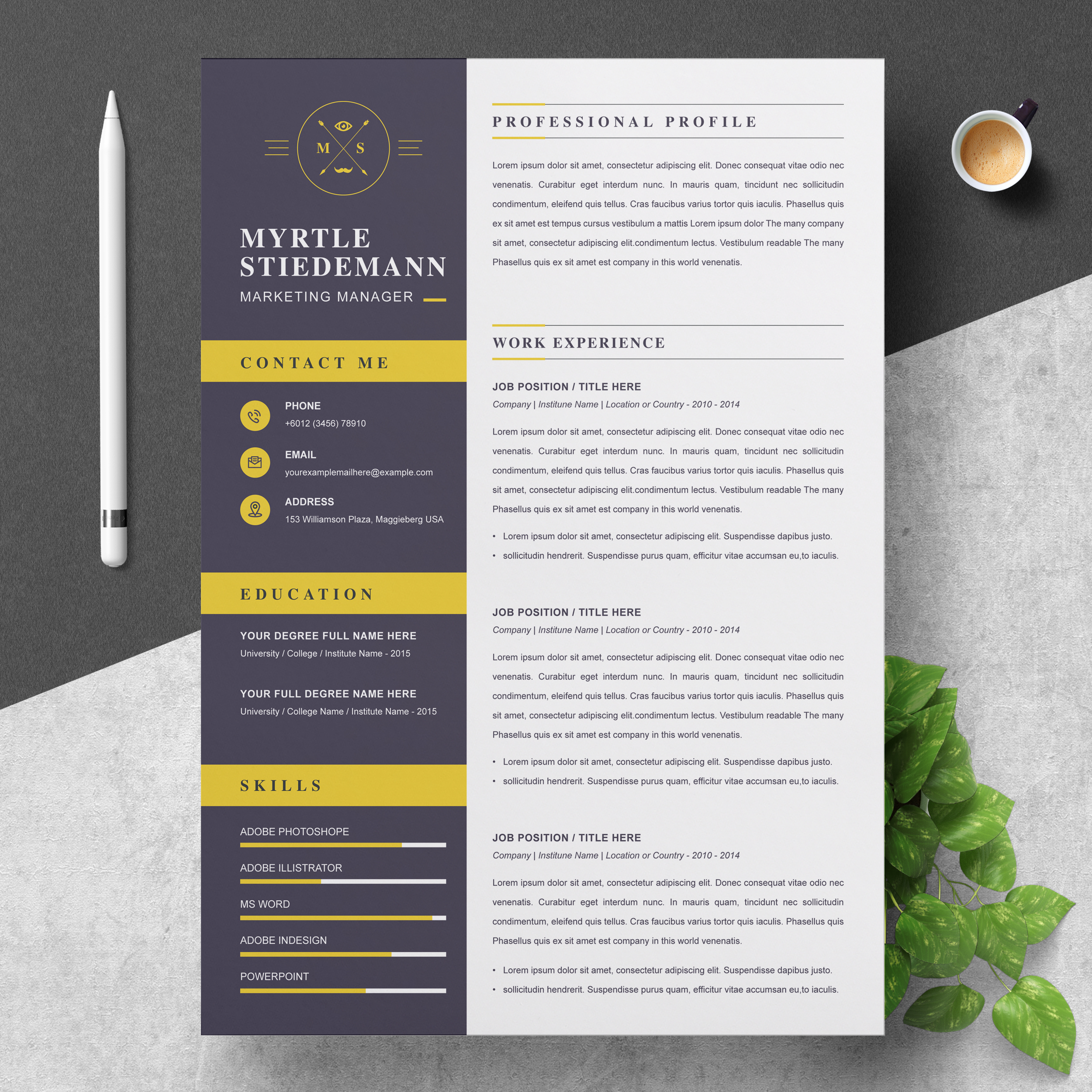 2 Page Resume Template - ResumeInventor