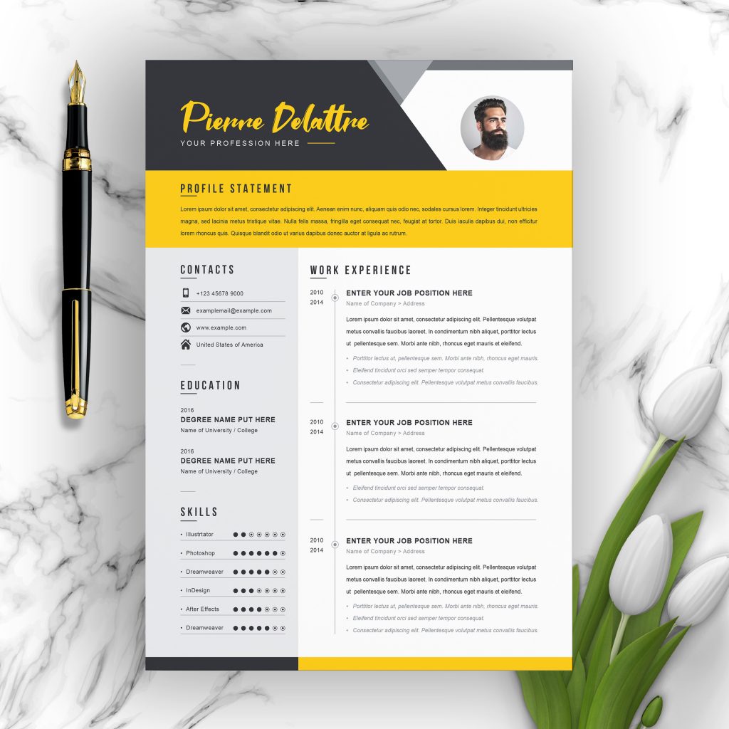 resume templates design simple