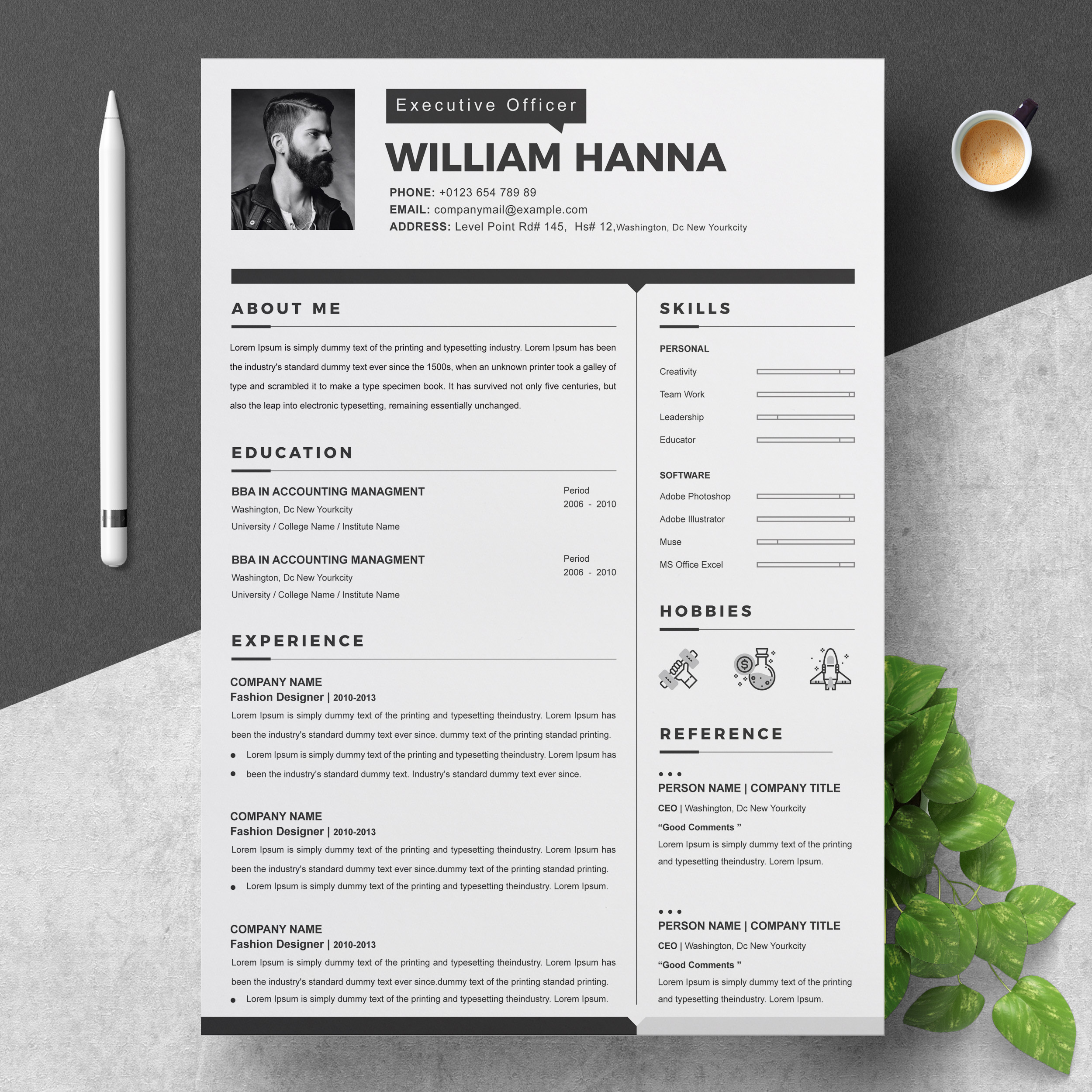 Ms Word Resume Template 2013 from resumeinventor.com