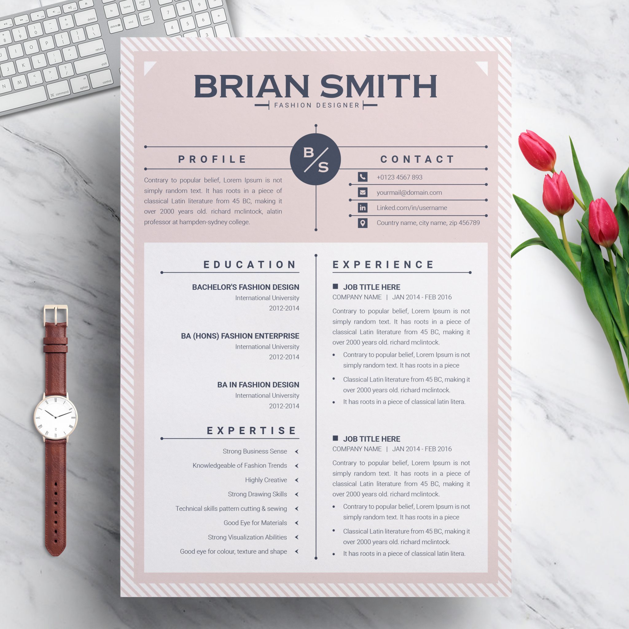 Ux Ui Designer Resume Template Resumeinventor