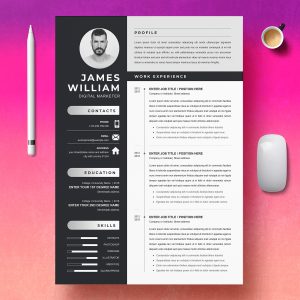 Fresh Graphic Designer Resume Template - ResumeInventor