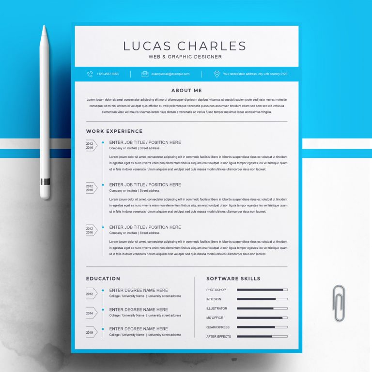 Simple Modern Resume Template - ResumeInventor