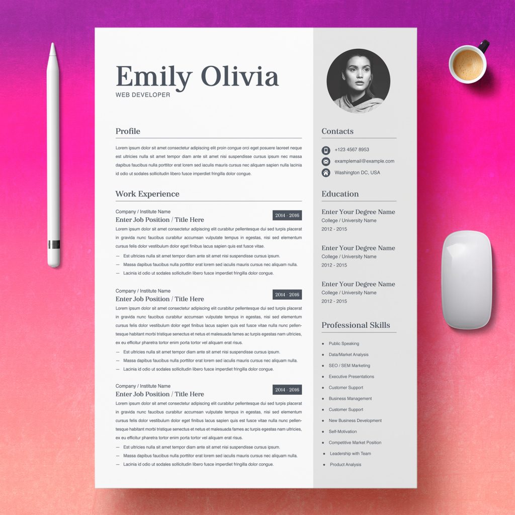 UI UX Designer Resume 2021 Template - ResumeInventor