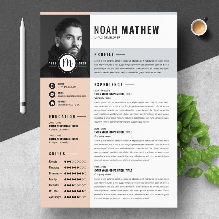 UI UX Designer Resume Template 2023 - Resume Inventor