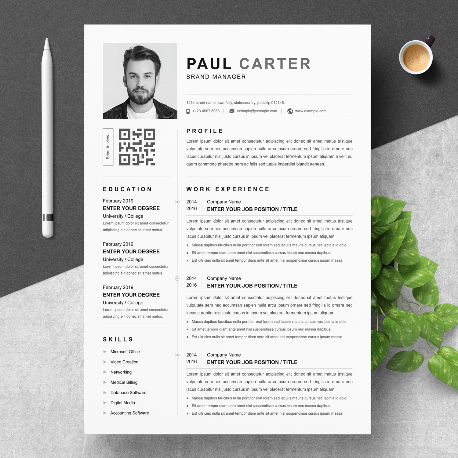 Resume Template Download For Word Resumeinventor