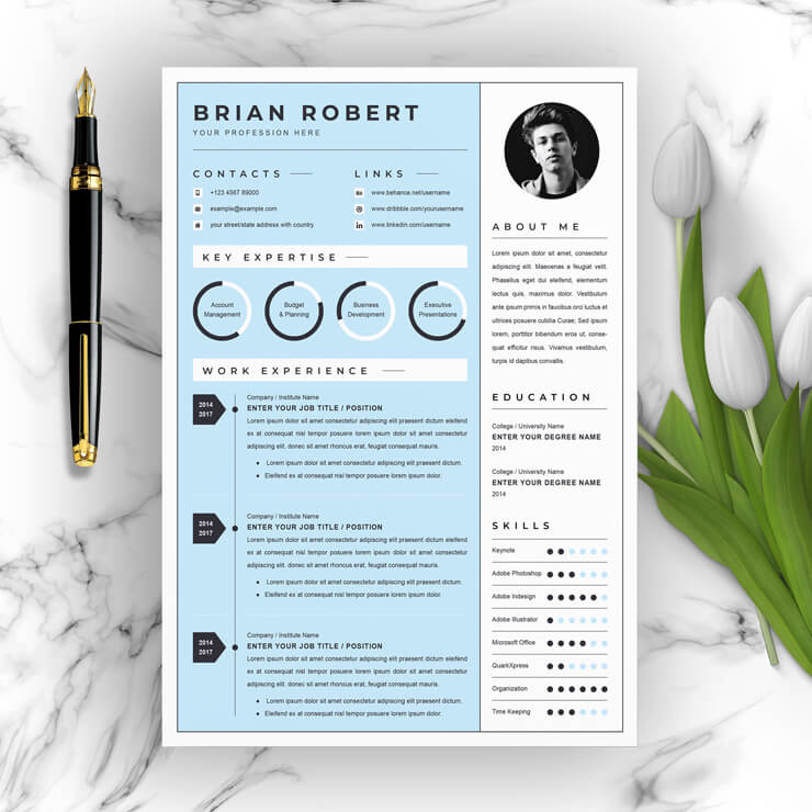 Infographic Resume Template 2021