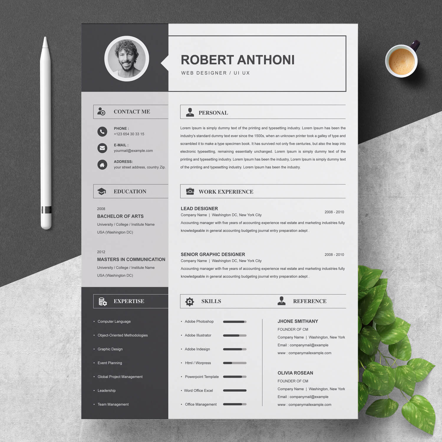 Free Modern Resume Templates Download Rasfire