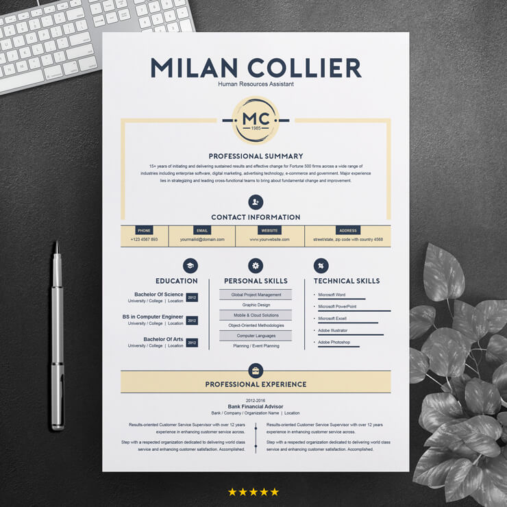 Human Resource Assistant Resume Template