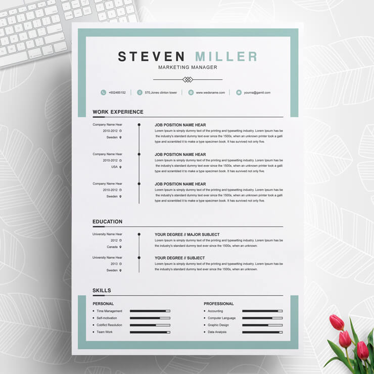 Brand Marketing Manager Resume Template