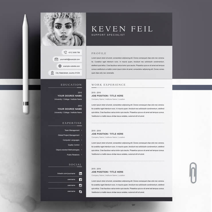 Support Specialist Resume Template