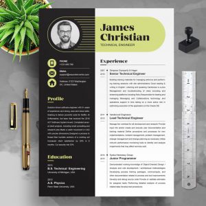 Technical Engineer Resume Template