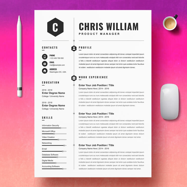 Product Manager Resume 2021