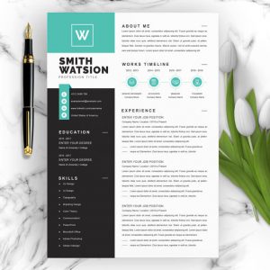 Fresh Graphic Designer Resume Template - ResumeInventor