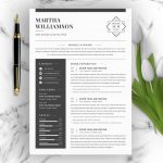 Professional Resume Template for Word | CV Resume + Cover Letter ...