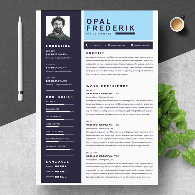 Office Assistant Resume Template