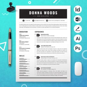 Senior Web Developer Resume Template