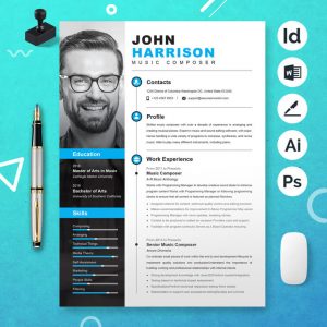 Music Composer Resume Template - Resume Inventor