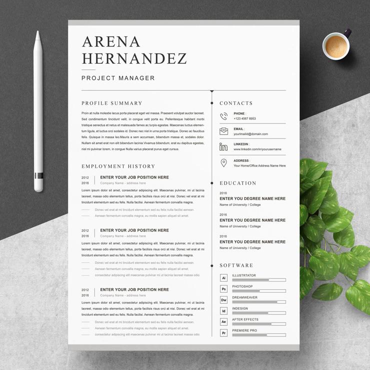 New Project Manager Resume