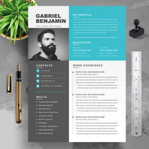 Junior Full Stack Web Developer Resume Template