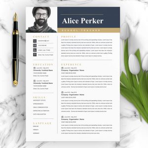 High School Teacher Resume Template