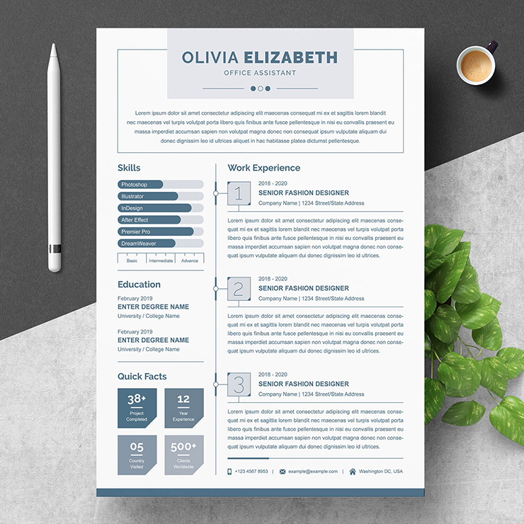 Office Assistant Resume Template 2023