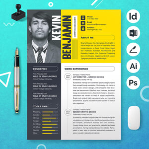 New graphic designer resume template