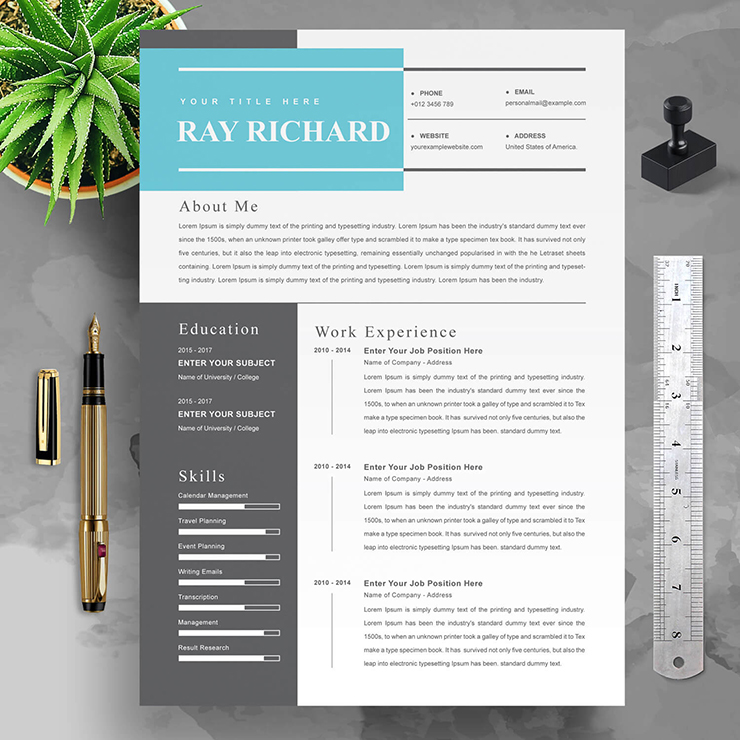 New Creative Cv Template 2023 Resume Inventor