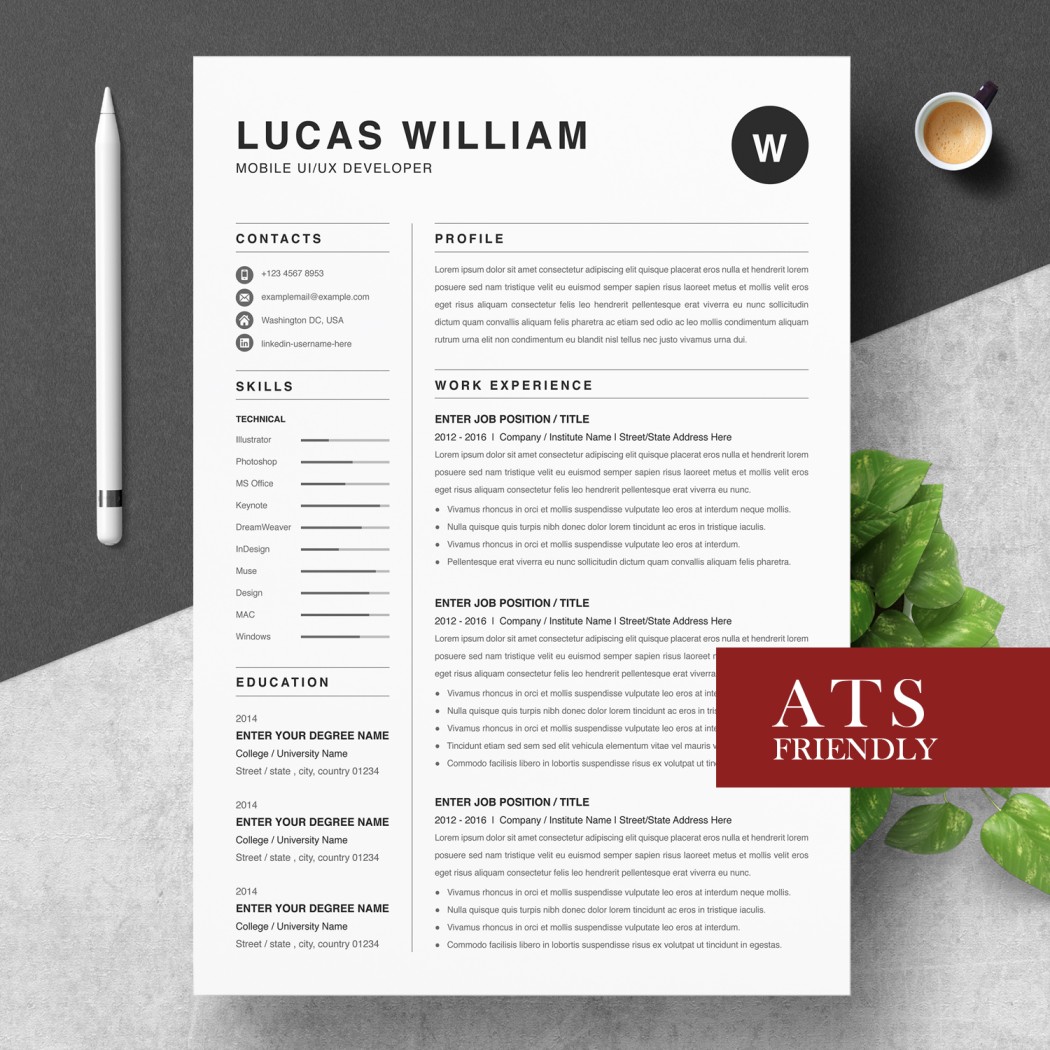 ATS-friendly Resume Templates